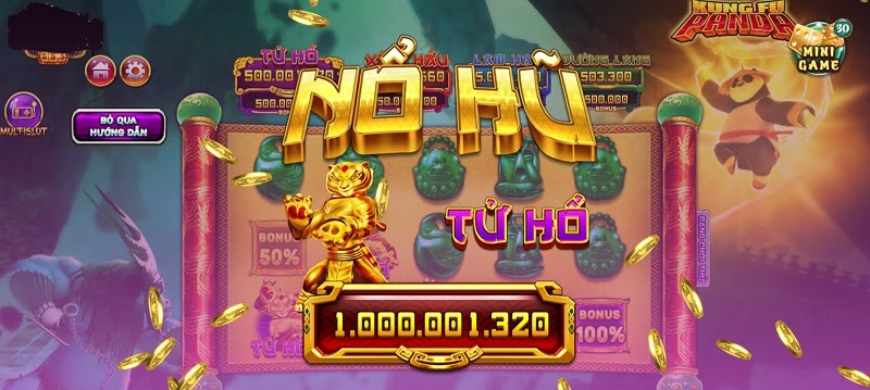 Vạch ra hạn mức đặt cược cụ thể tại Slot Game Kungfu Panda Iwin